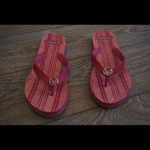 Coach Flip Flops